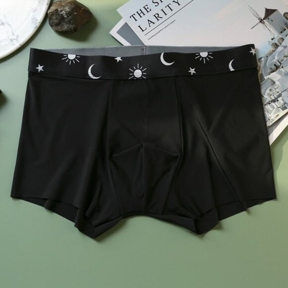 🍑Gay Pride Muscle Sexy Seamless Black Underwear Fits US SIZE SMALL(28-30")